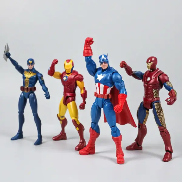 Set de Figuras de Acción de Superhéroes